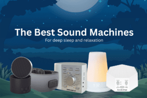 Illustration of the best sound machines for sleep